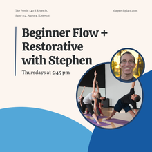Beginner Flow + Restorative with Stephen