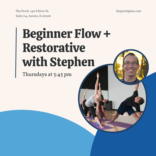 Beginner Flow + Restorative with Stephen