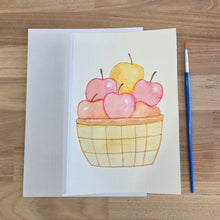 Greeting Card Painting Kit - Basket of Apples
