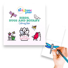 Birds Bugs and Botany Mini Coloring Book