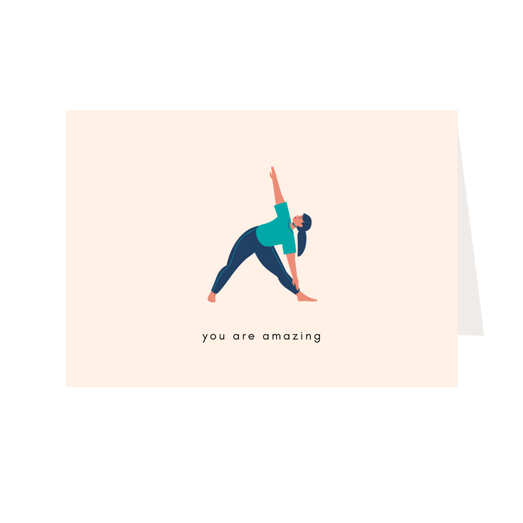 Yoga Amazing Card