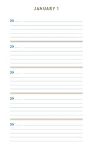 One Line a Day Journal - Denim