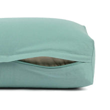 Rectangular Yoga Bolster - Mineral Blue