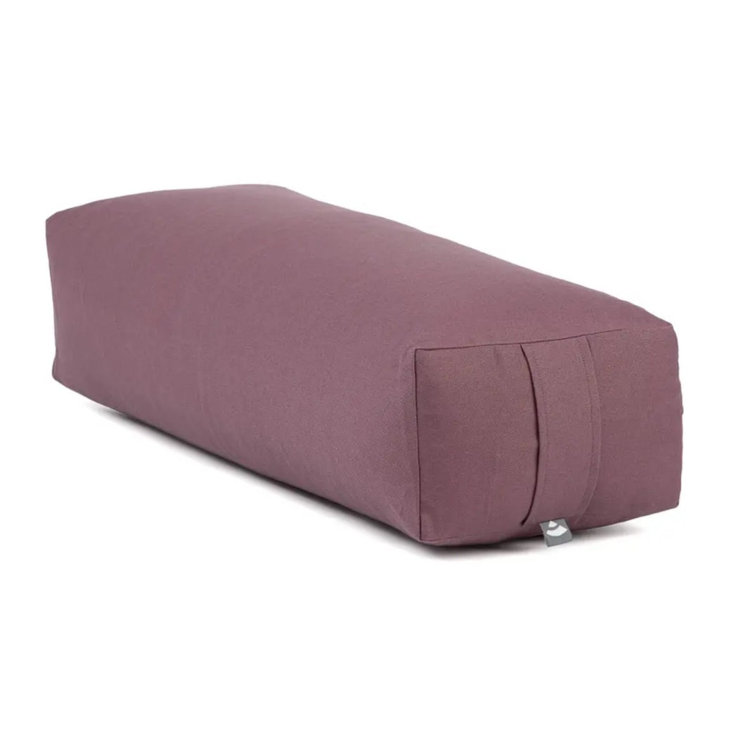 Rectangular Yoga Bolster - Dusty Purple