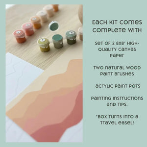 Meditative Art Kit -- Flowers