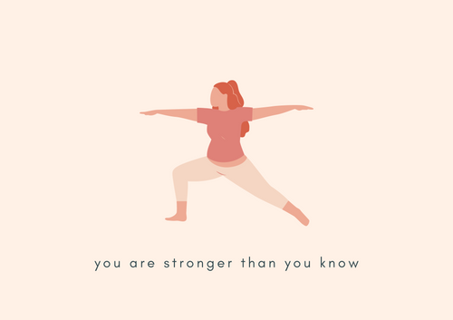 Yoga Strong Card