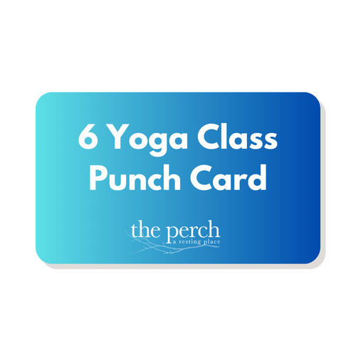 6 Yoga Class Punch Card