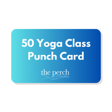 50 Yoga Class Punch Card