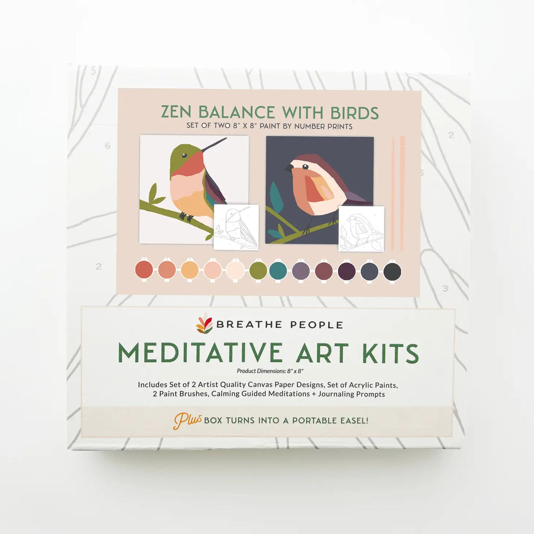 Meditative Art Kit -- Birds