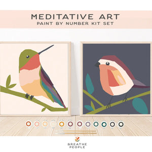 Meditative Art Kit -- Birds