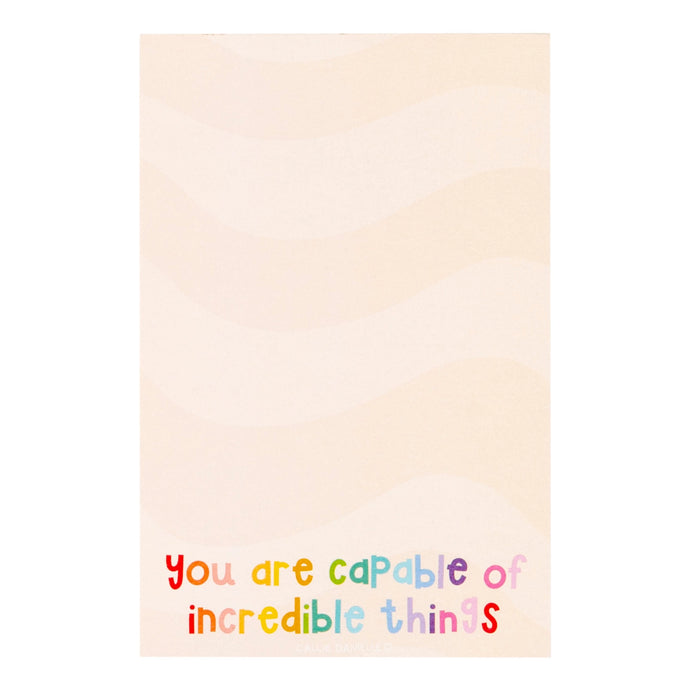 You Are Capable Notepad