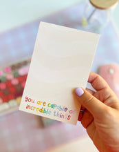 You Are Capable Notepad