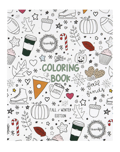 Fall and Holiday Coloring Book