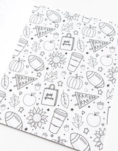 Fall and Holiday Coloring Book