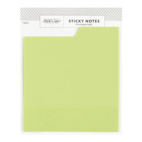 Transparent Sticky Notes - Lime