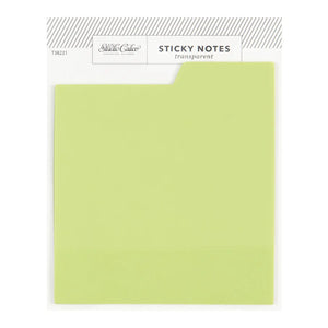 Transparent Sticky Notes - Lime