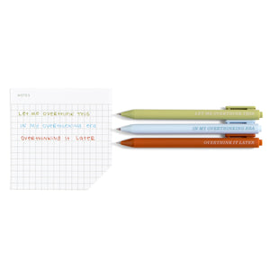 Overthinker Pen Set