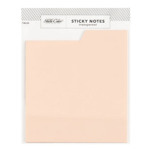 Transparent Sticky Notes - Pink