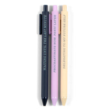 Procrastinator Pen Set