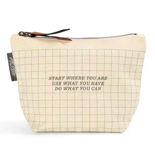 Do What You Can Zipper Pouch