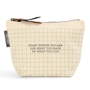 Do What You Can Zipper Pouch