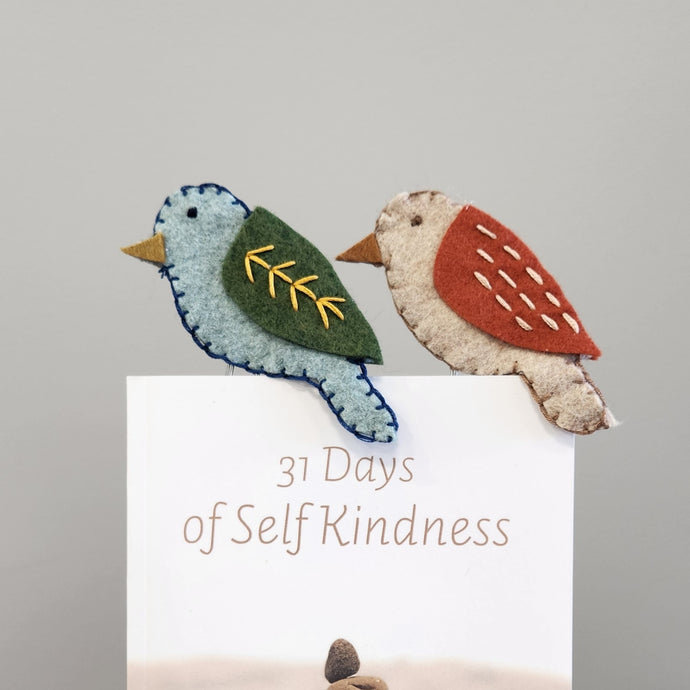Felt Bird Bookmark