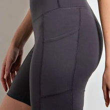 Work It Yoga Shorts - Charcoal