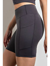 Work It Yoga Shorts - Charcoal