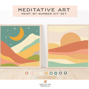 Meditative Art Kit -- Sun and Moon