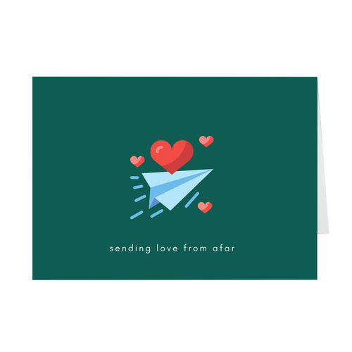 Sending Love from Afar Card