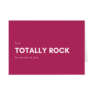 You Totally Rock Card