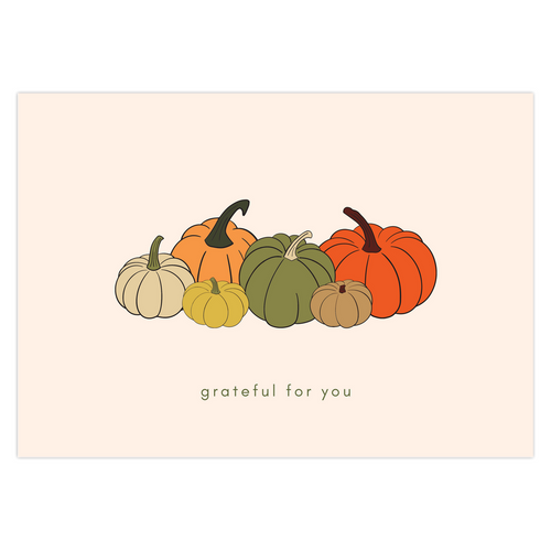 Grateful Pumpkins Card