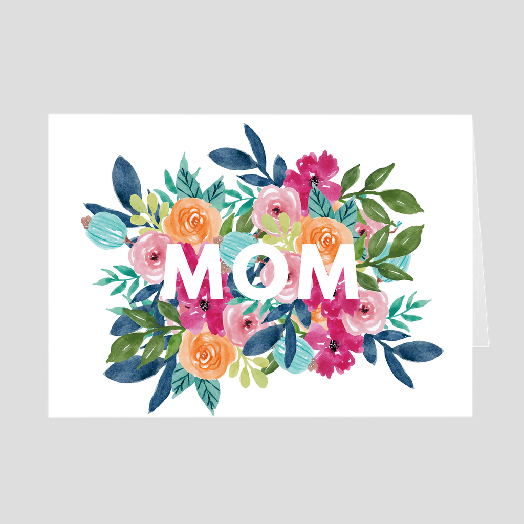 Floral Burst Mother's Day Card
